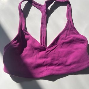 Lululemon sports bra. Size 4. Pinkish purple color.